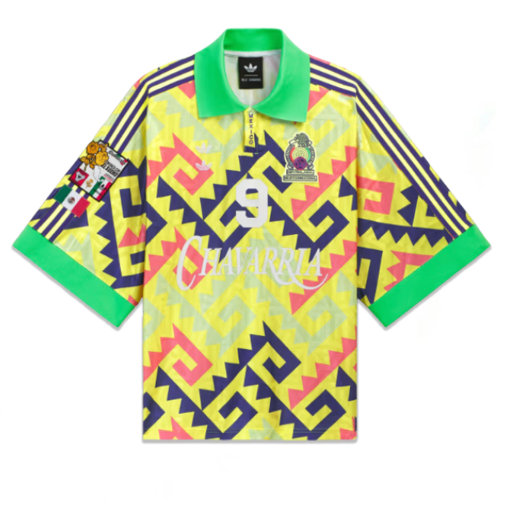 Adidas Originals x Willy Chavarria P Jersey - Solar Lemon/Pure Purple/Solar Turbo